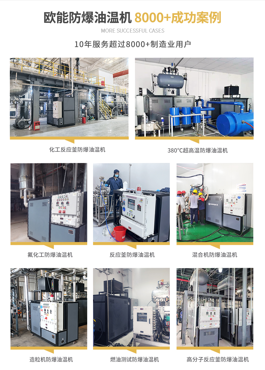 防爆油循環模溫機案例